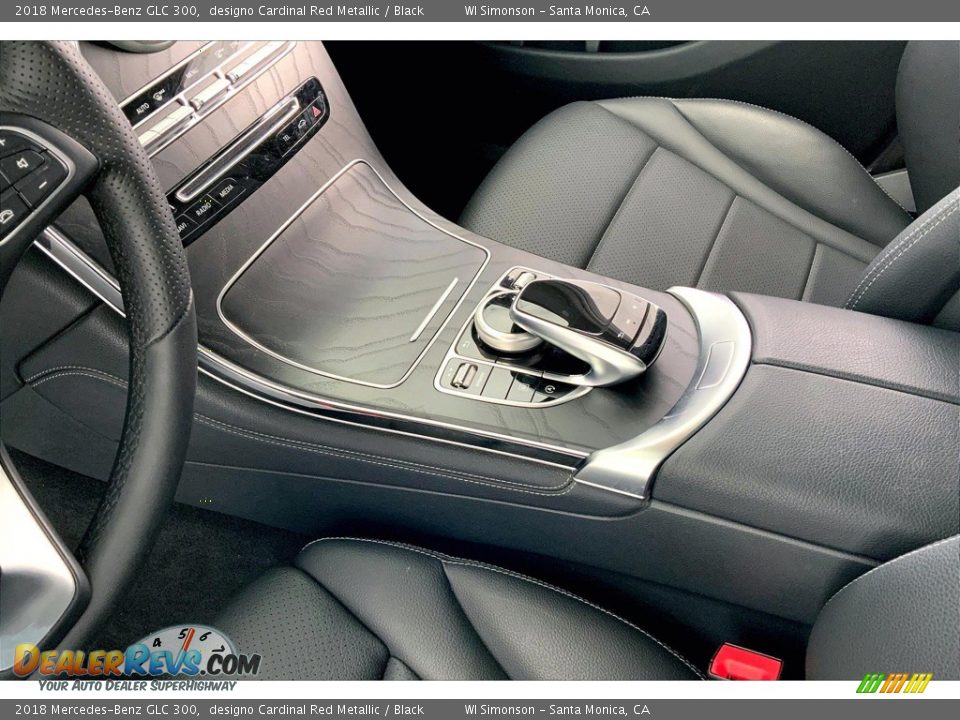 2018 Mercedes-Benz GLC 300 designo Cardinal Red Metallic / Black Photo #17