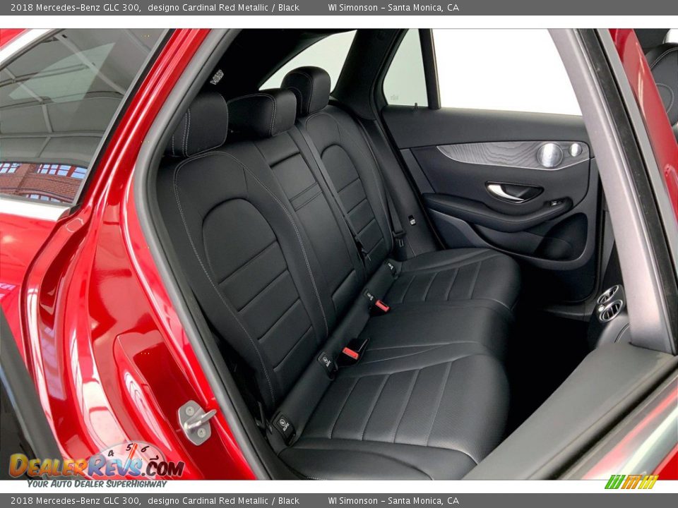 2018 Mercedes-Benz GLC 300 designo Cardinal Red Metallic / Black Photo #19