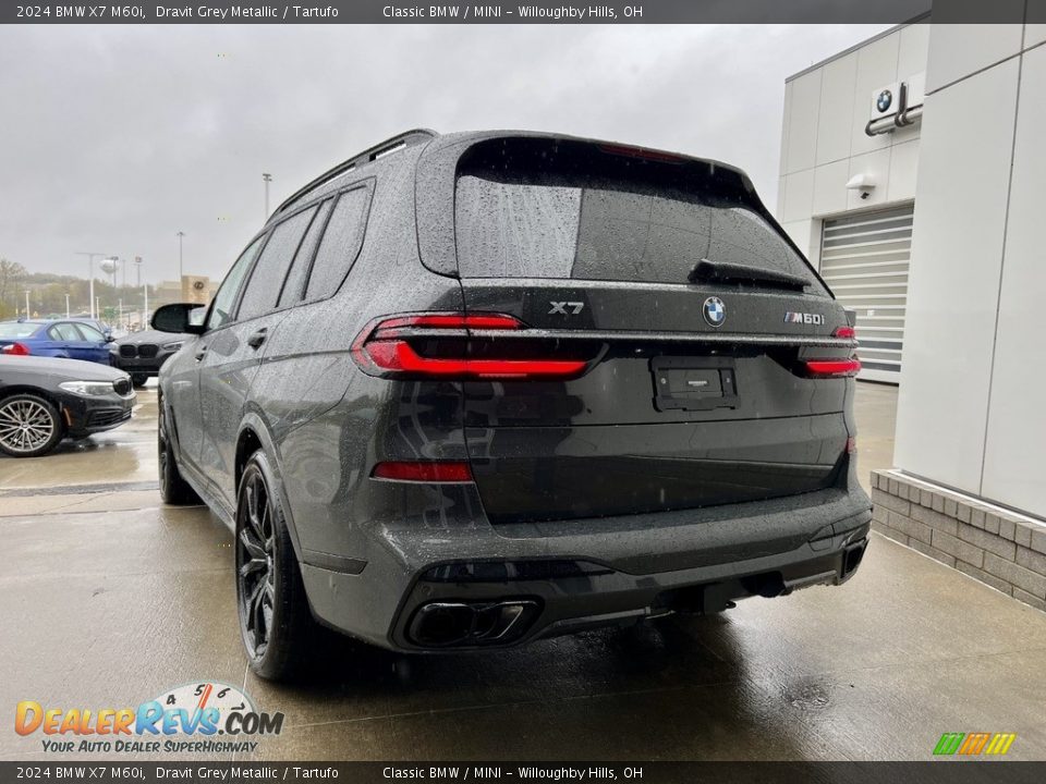 2024 BMW X7 M60i Dravit Grey Metallic / Tartufo Photo #4