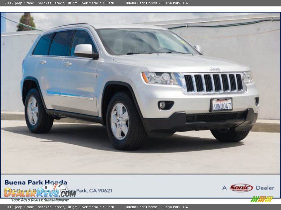 2012 Jeep Grand Cherokee Laredo Bright Silver Metallic / Black Photo #1