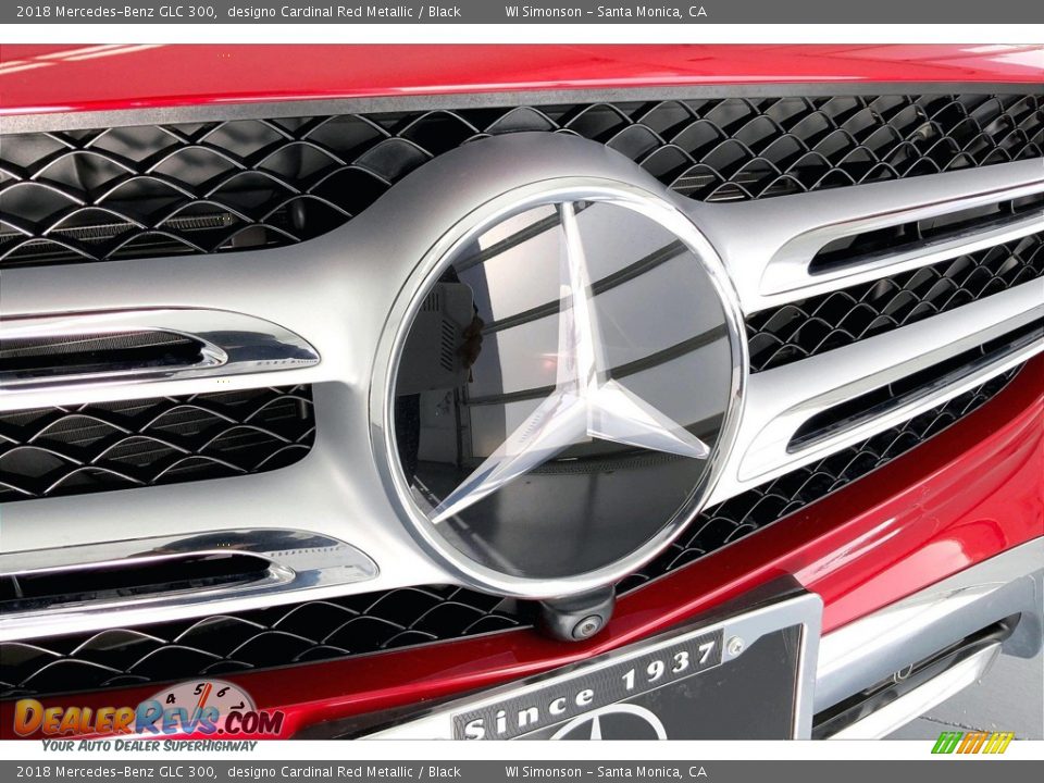 2018 Mercedes-Benz GLC 300 designo Cardinal Red Metallic / Black Photo #30
