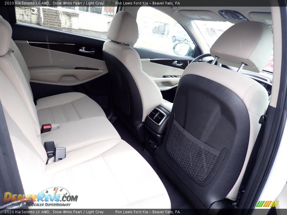 2020 Kia Sorento LX AWD Snow White Pearl / Light Gray Photo #10