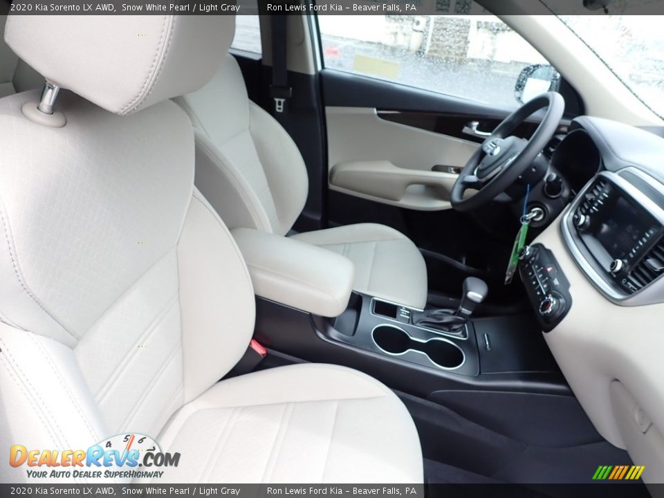 2020 Kia Sorento LX AWD Snow White Pearl / Light Gray Photo #11