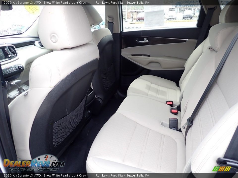 2020 Kia Sorento LX AWD Snow White Pearl / Light Gray Photo #12