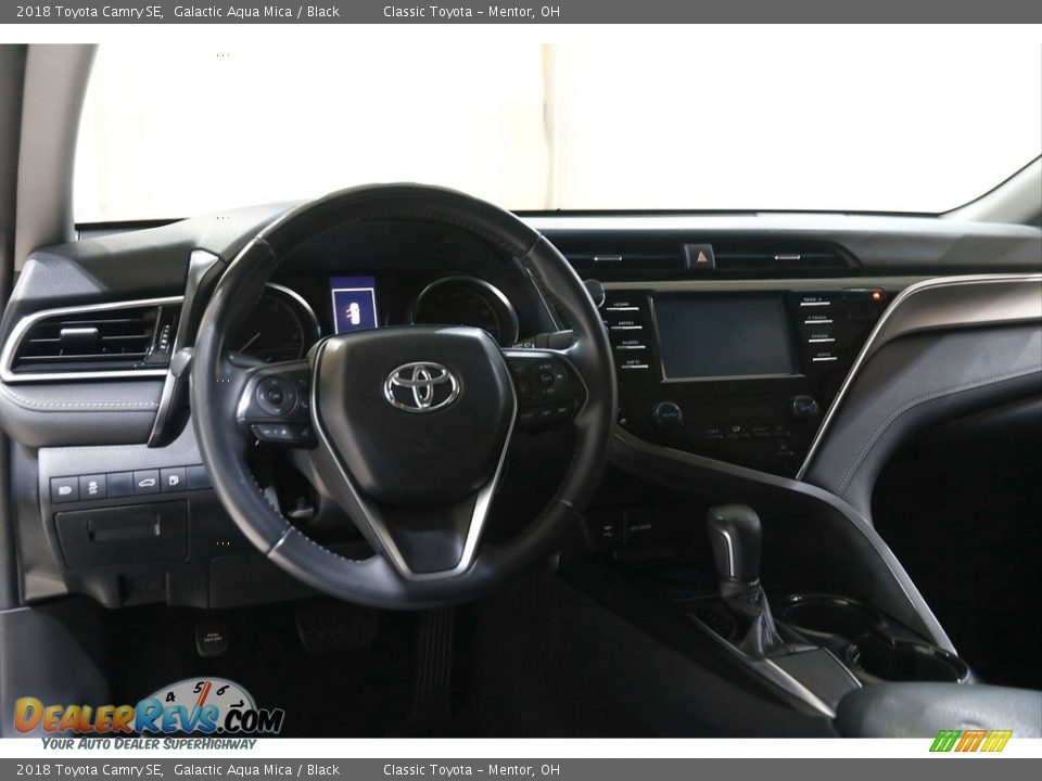 2018 Toyota Camry SE Galactic Aqua Mica / Black Photo #6