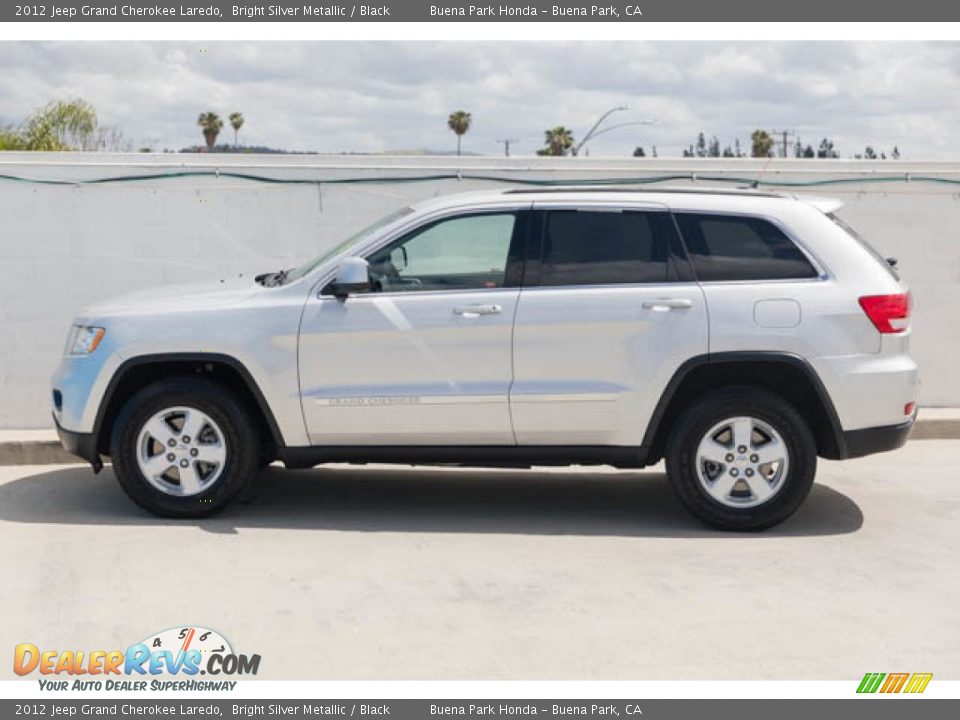 2012 Jeep Grand Cherokee Laredo Bright Silver Metallic / Black Photo #8