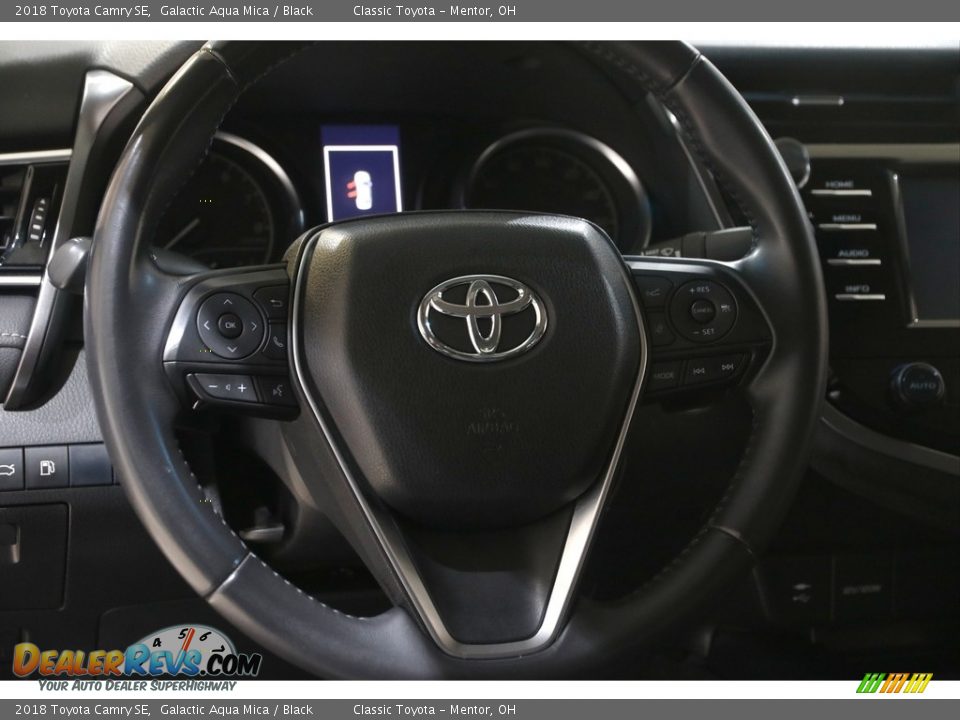 2018 Toyota Camry SE Galactic Aqua Mica / Black Photo #7