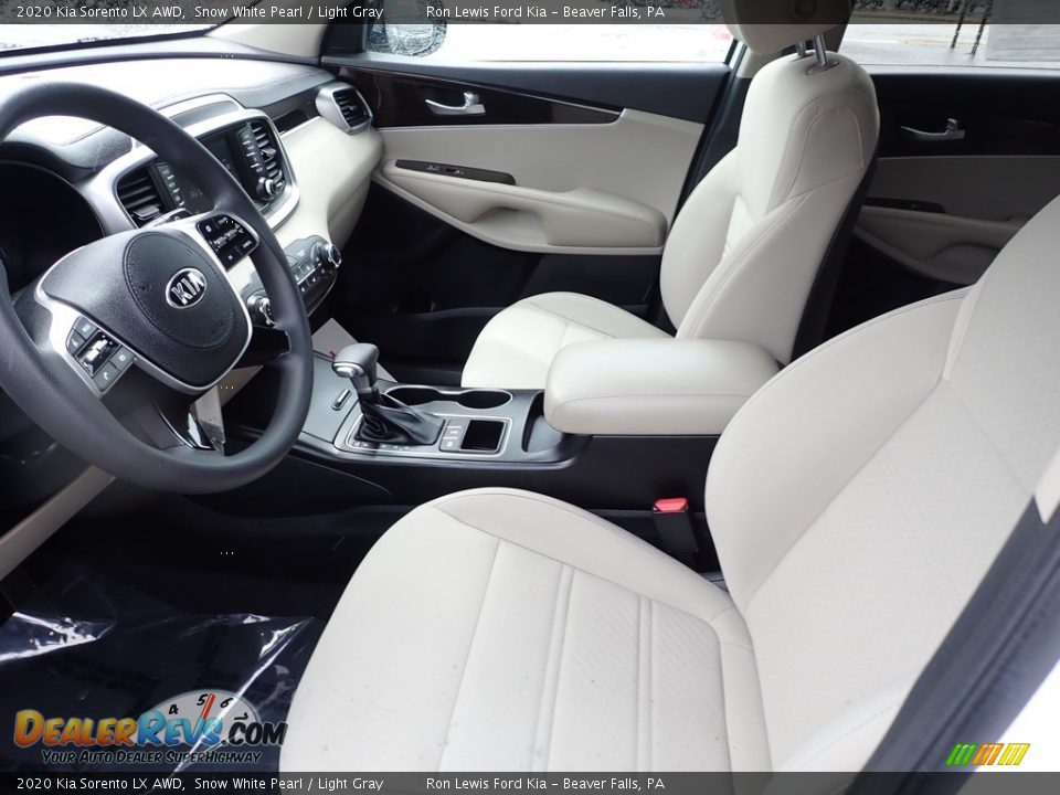 2020 Kia Sorento LX AWD Snow White Pearl / Light Gray Photo #14