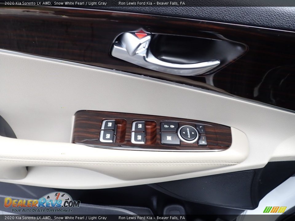 2020 Kia Sorento LX AWD Snow White Pearl / Light Gray Photo #15