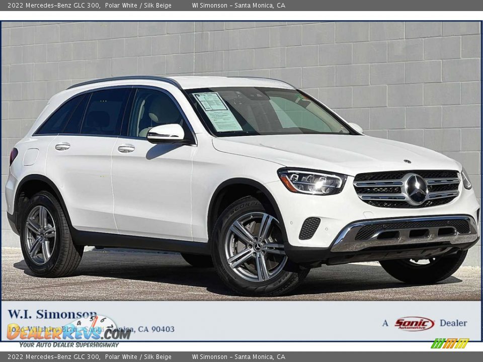 2022 Mercedes-Benz GLC 300 Polar White / Silk Beige Photo #1