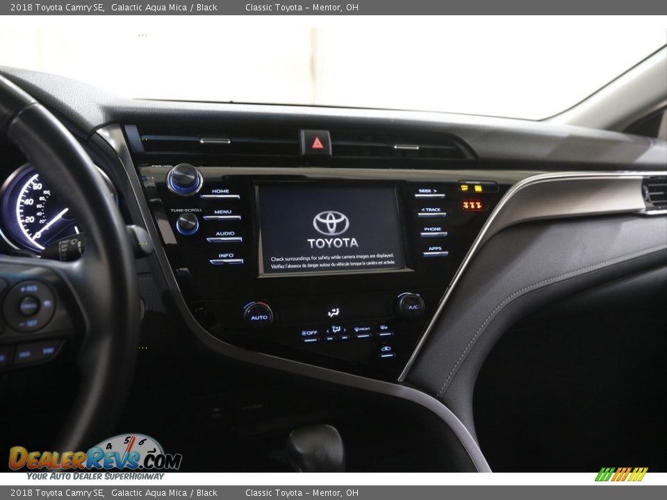 2018 Toyota Camry SE Galactic Aqua Mica / Black Photo #9