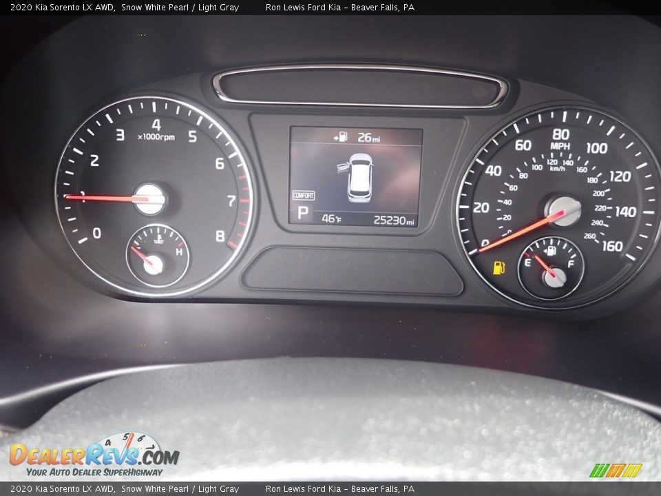 2020 Kia Sorento LX AWD Snow White Pearl / Light Gray Photo #16