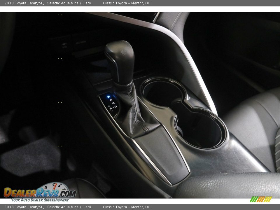 2018 Toyota Camry SE Galactic Aqua Mica / Black Photo #12