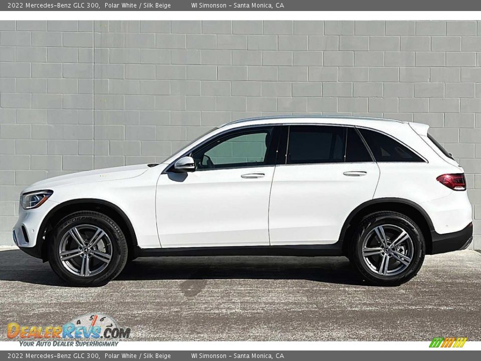 2022 Mercedes-Benz GLC 300 Polar White / Silk Beige Photo #7