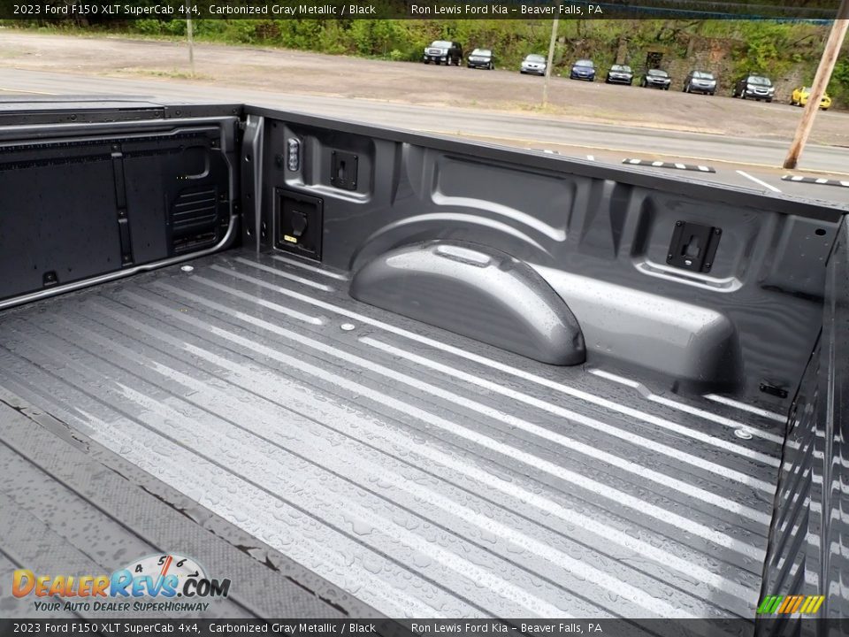 2023 Ford F150 XLT SuperCab 4x4 Carbonized Gray Metallic / Black Photo #10