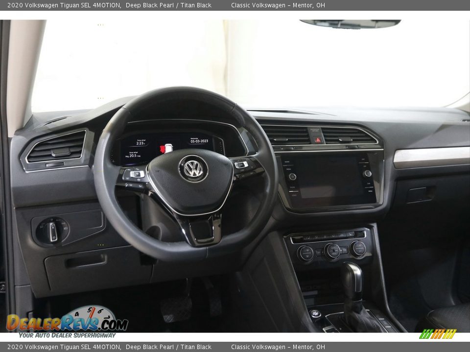 2020 Volkswagen Tiguan SEL 4MOTION Deep Black Pearl / Titan Black Photo #6