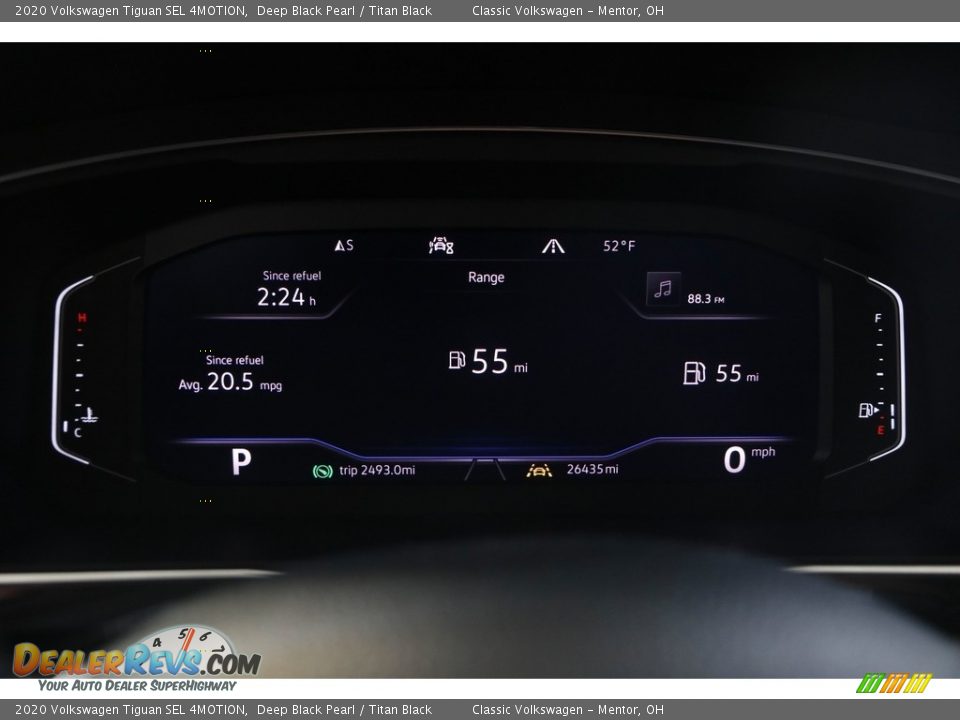 2020 Volkswagen Tiguan SEL 4MOTION Deep Black Pearl / Titan Black Photo #8