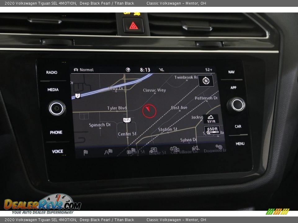 2020 Volkswagen Tiguan SEL 4MOTION Deep Black Pearl / Titan Black Photo #10