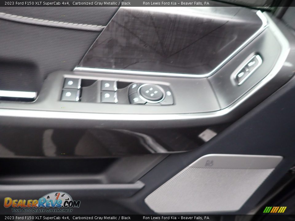 2023 Ford F150 XLT SuperCab 4x4 Carbonized Gray Metallic / Black Photo #16