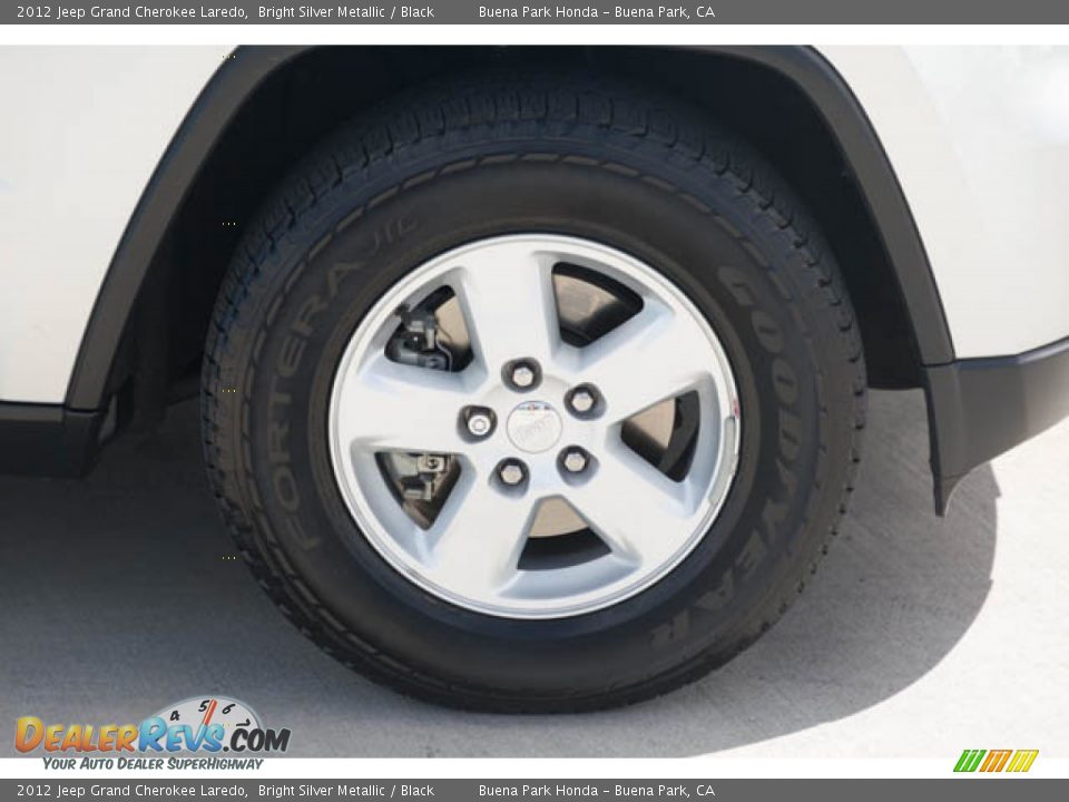 2012 Jeep Grand Cherokee Laredo Bright Silver Metallic / Black Photo #31