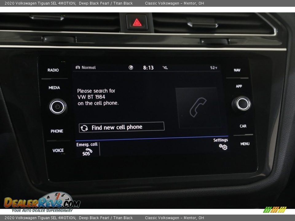 2020 Volkswagen Tiguan SEL 4MOTION Deep Black Pearl / Titan Black Photo #12