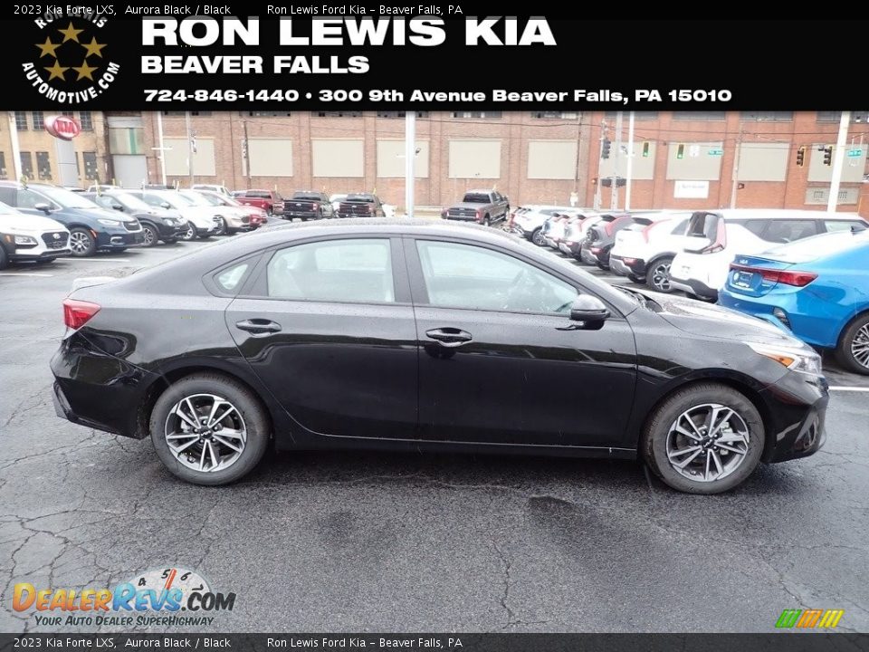 2023 Kia Forte LXS Aurora Black / Black Photo #1