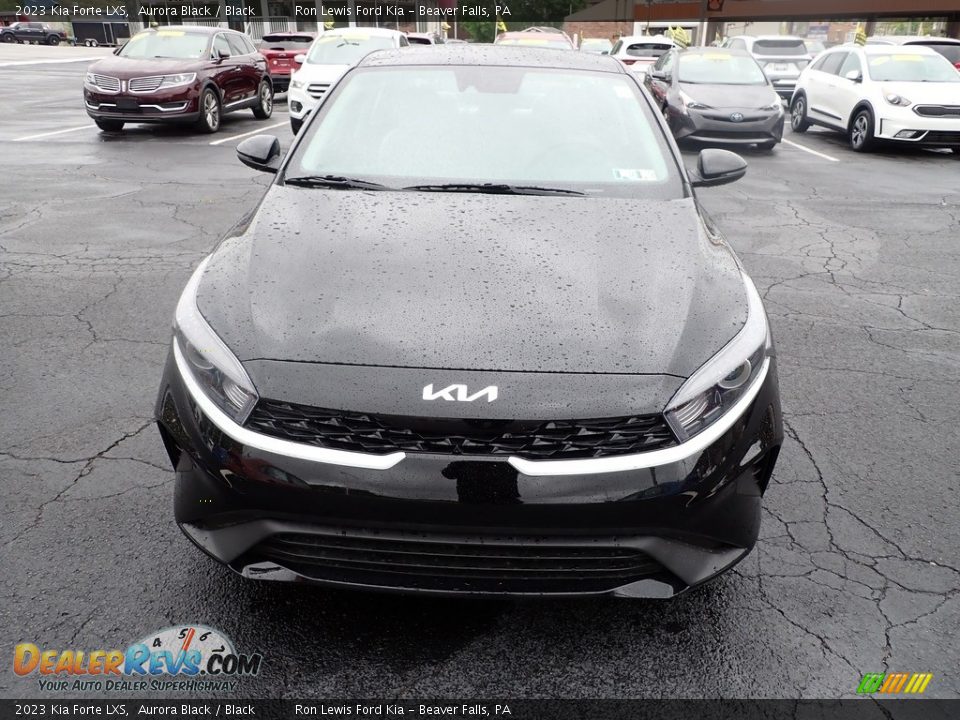 2023 Kia Forte LXS Aurora Black / Black Photo #3