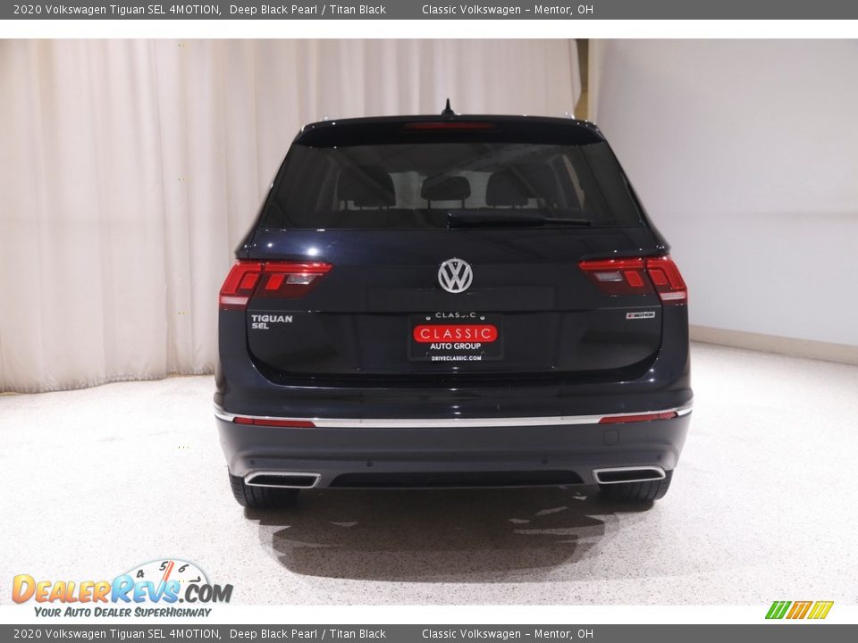 2020 Volkswagen Tiguan SEL 4MOTION Deep Black Pearl / Titan Black Photo #19