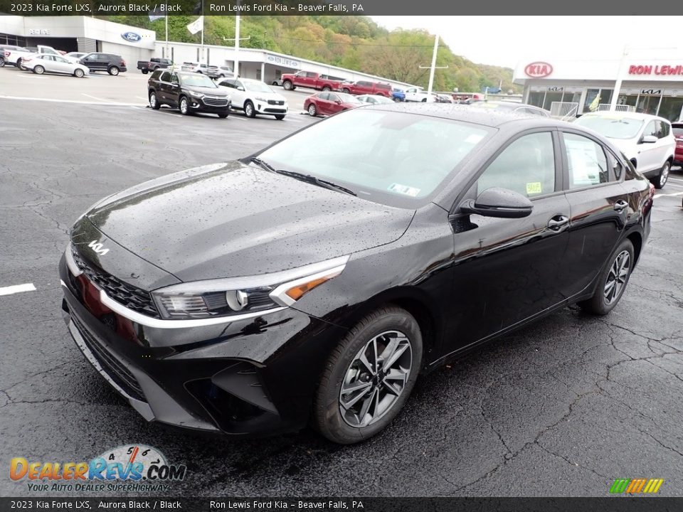 2023 Kia Forte LXS Aurora Black / Black Photo #4