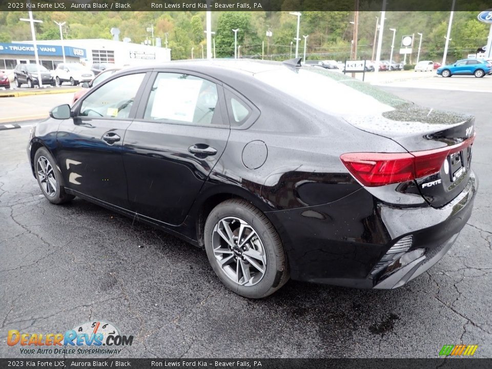 2023 Kia Forte LXS Aurora Black / Black Photo #6