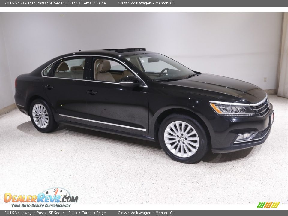 Black 2016 Volkswagen Passat SE Sedan Photo #1