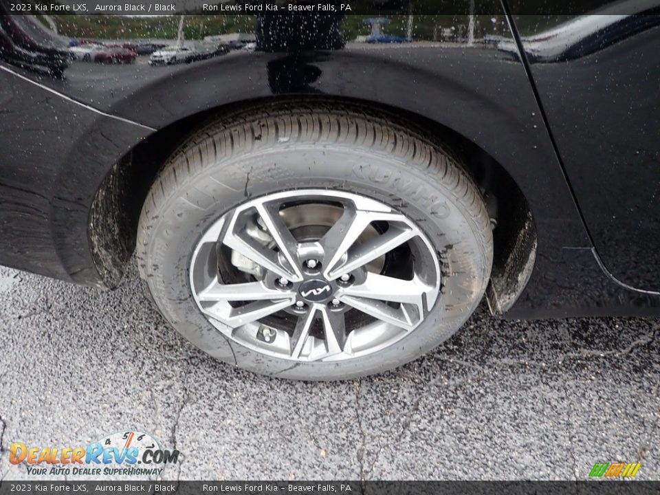 2023 Kia Forte LXS Aurora Black / Black Photo #9