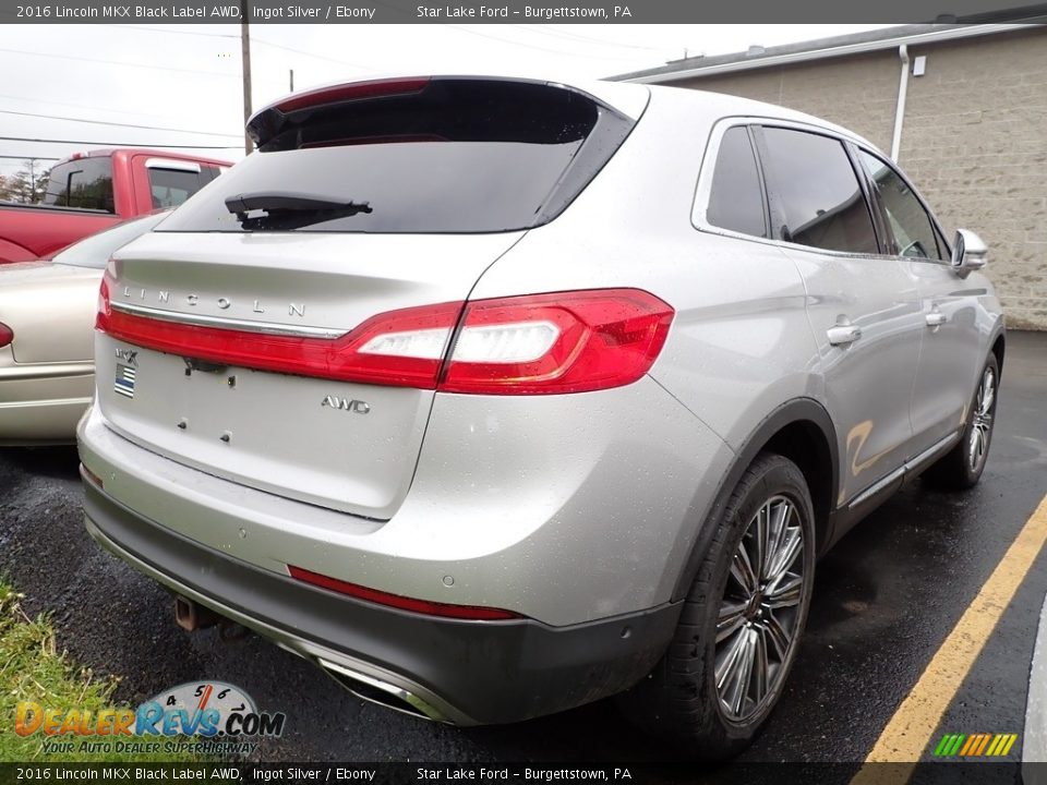 2016 Lincoln MKX Black Label AWD Ingot Silver / Ebony Photo #4