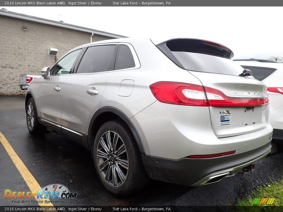 2016 Lincoln MKX Black Label AWD Ingot Silver / Ebony Photo #5