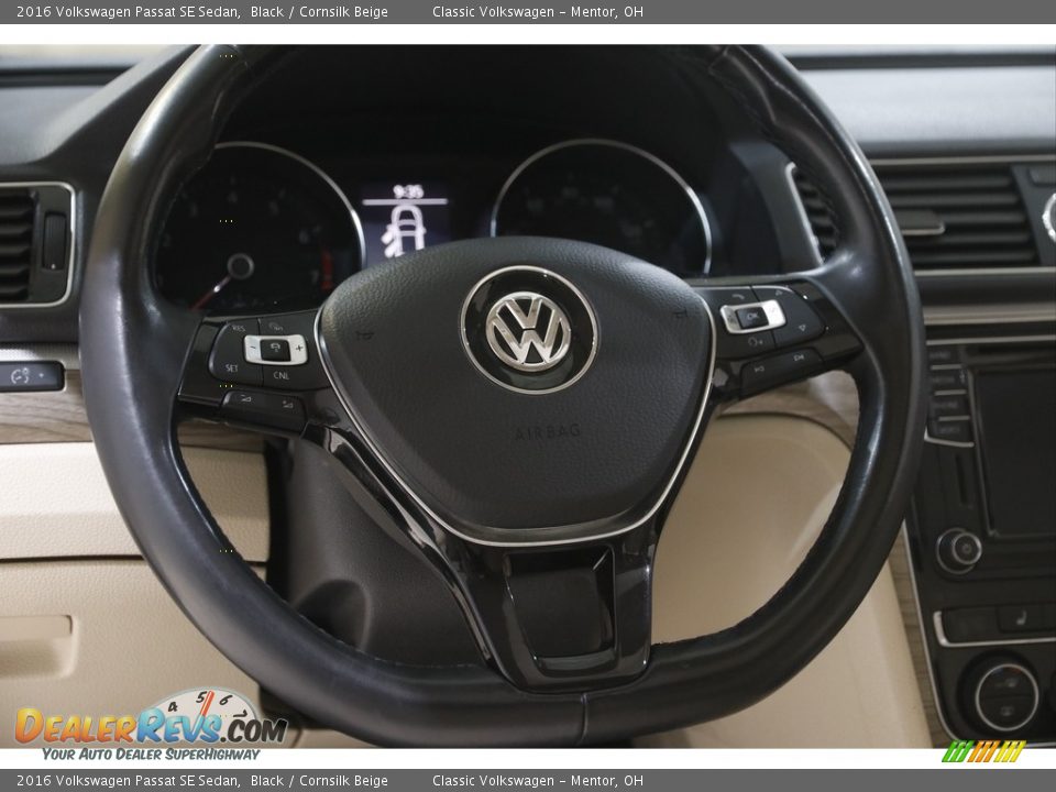 2016 Volkswagen Passat SE Sedan Steering Wheel Photo #7