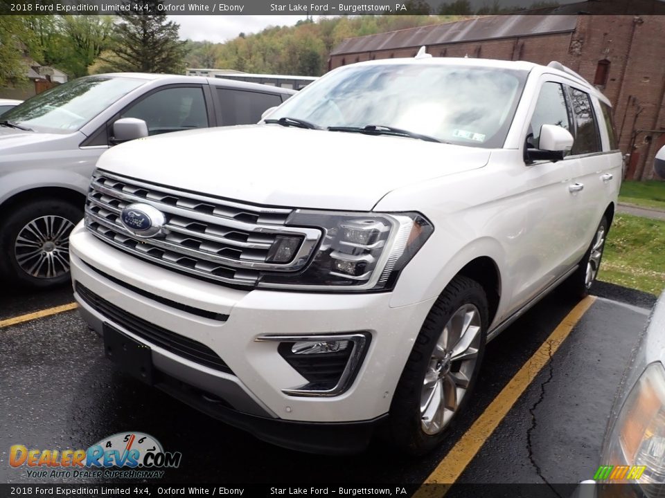 2018 Ford Expedition Limited 4x4 Oxford White / Ebony Photo #1