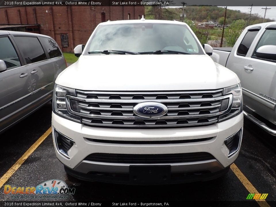 2018 Ford Expedition Limited 4x4 Oxford White / Ebony Photo #2