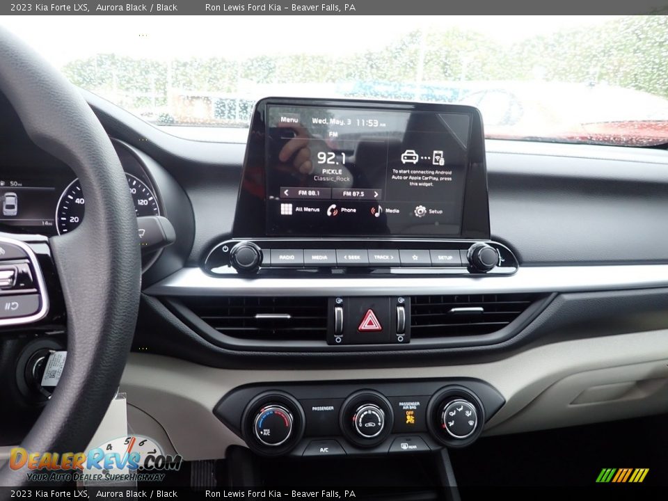 2023 Kia Forte LXS Aurora Black / Black Photo #16