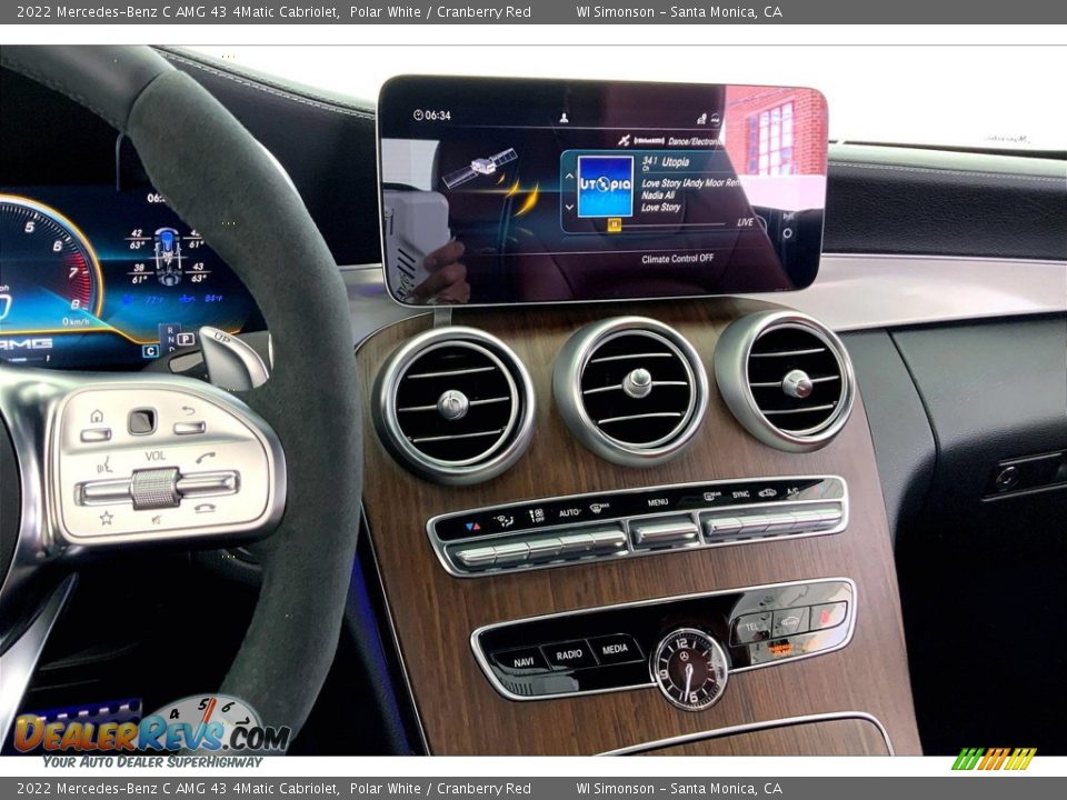 Controls of 2022 Mercedes-Benz C AMG 43 4Matic Cabriolet Photo #5