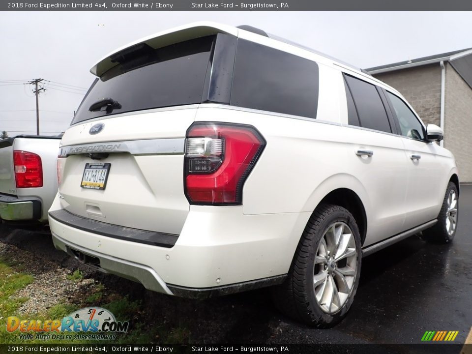 2018 Ford Expedition Limited 4x4 Oxford White / Ebony Photo #4