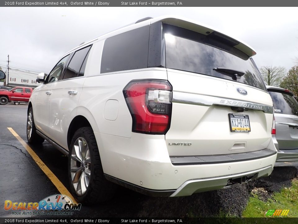 2018 Ford Expedition Limited 4x4 Oxford White / Ebony Photo #5