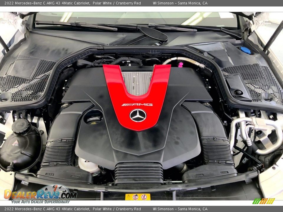 2022 Mercedes-Benz C AMG 43 4Matic Cabriolet 3.0 Liter AMG biturbo DOHC 24-Valve VVT V6 Engine Photo #9