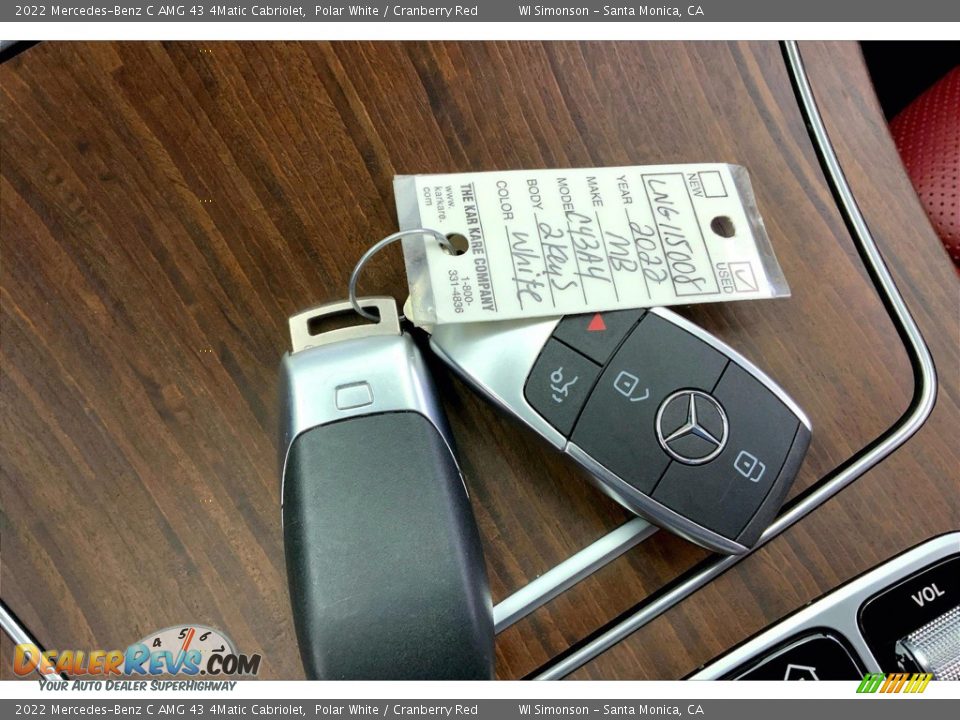 Keys of 2022 Mercedes-Benz C AMG 43 4Matic Cabriolet Photo #11