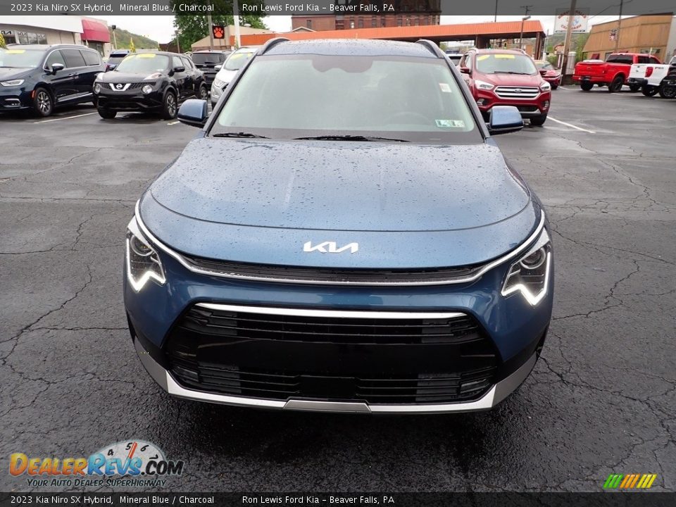 2023 Kia Niro SX Hybrid Mineral Blue / Charcoal Photo #3
