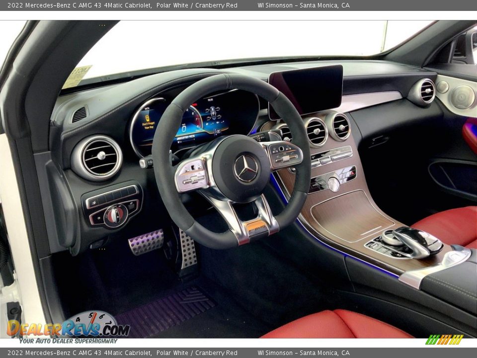 Dashboard of 2022 Mercedes-Benz C AMG 43 4Matic Cabriolet Photo #14