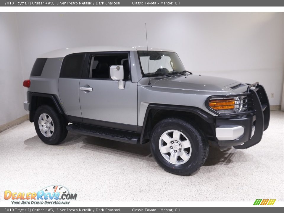 2010 Toyota FJ Cruiser 4WD Silver Fresco Metallic / Dark Charcoal Photo #1