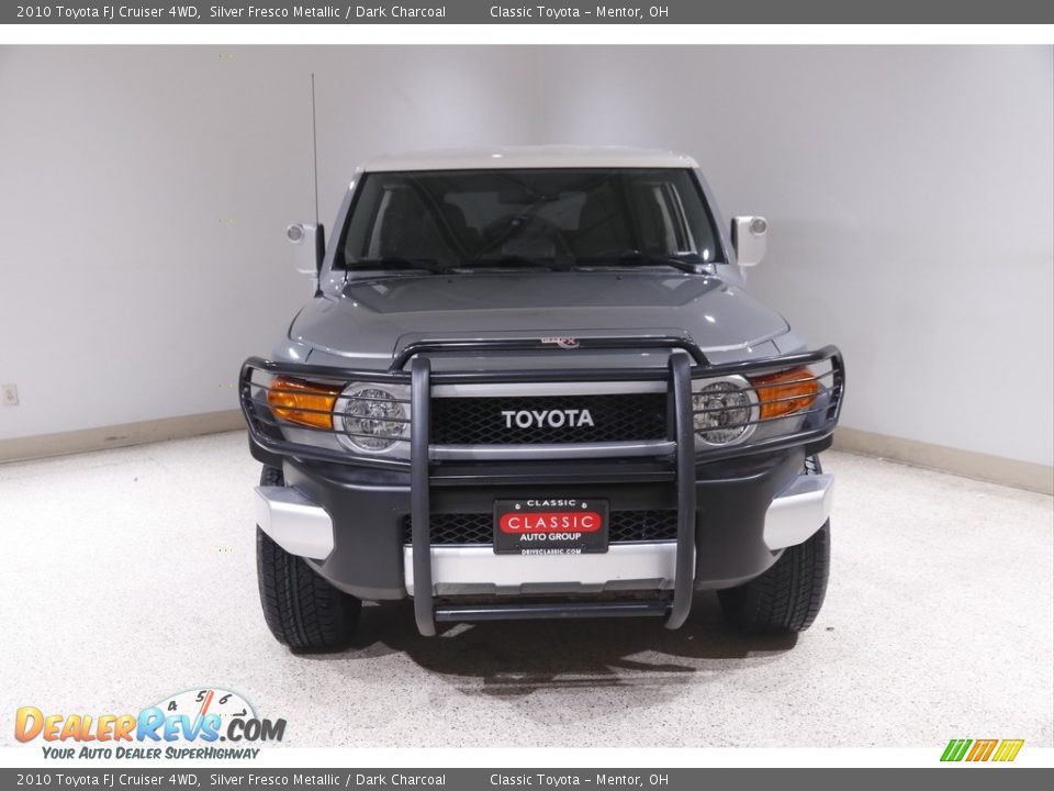 2010 Toyota FJ Cruiser 4WD Silver Fresco Metallic / Dark Charcoal Photo #2