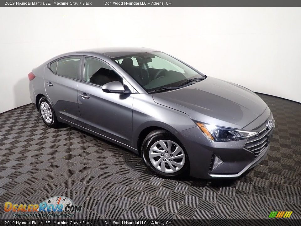 2019 Hyundai Elantra SE Machine Gray / Black Photo #3