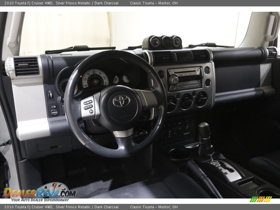 2010 Toyota FJ Cruiser 4WD Silver Fresco Metallic / Dark Charcoal Photo #6