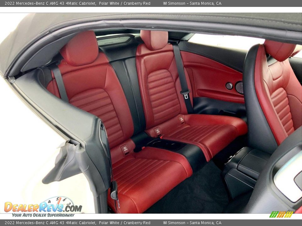 Rear Seat of 2022 Mercedes-Benz C AMG 43 4Matic Cabriolet Photo #19